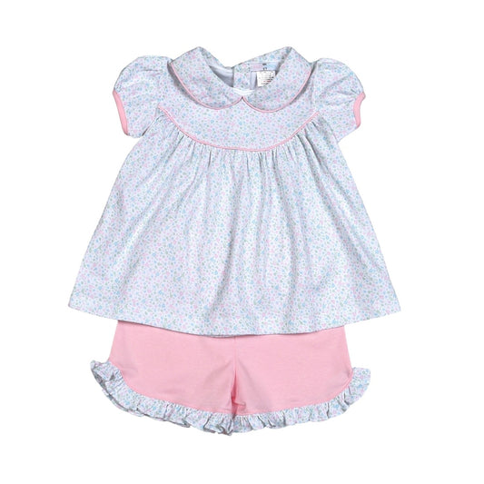 Baby Loren Mini Floral Short Set babysupermarket