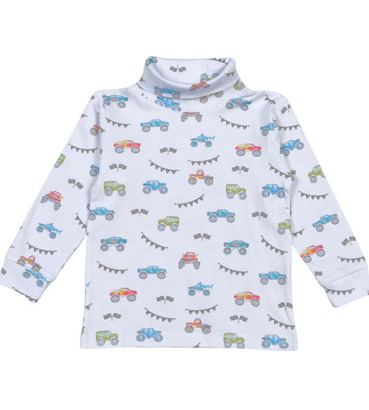 Baby Loren Monster Trucks / 2 Toddler Baby Loren Monster Trucks Pima Turtleneck