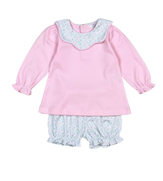 Baby Loren Nicolle Scallop Pima Bloomer Set
