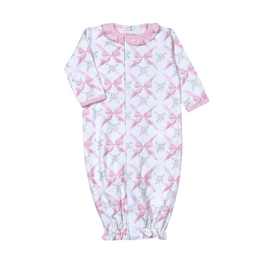 Baby Loren Bow / Preemie Baby Loren Pink Bows Pima Converter