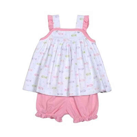 Baby LorenBaby Loren Pink Bubble Buddies Bloomer SetBabysupermarket