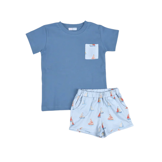 Baby LorenBaby Loren Sail Away Short SetBabysupermarket