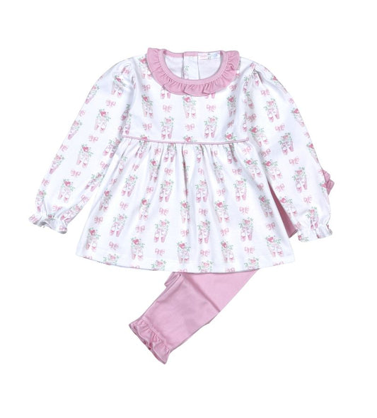 Baby Loren Twinkle Toes Pima Pant Set