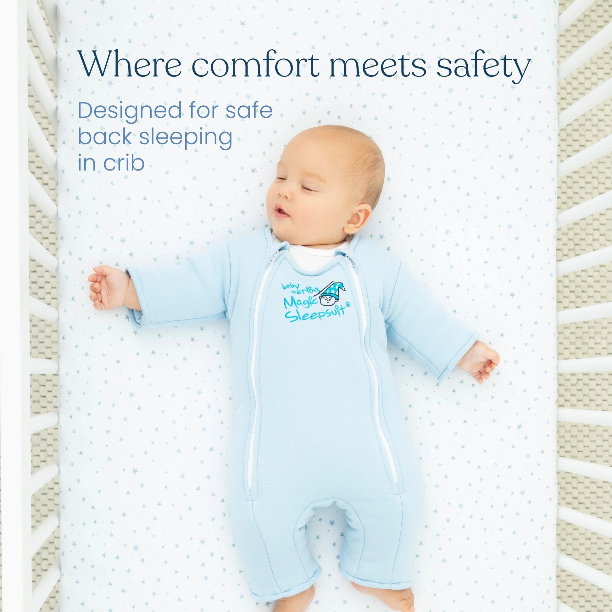 HALOBaby Merlin's Magic Sleepsuit® 100% CottonBabysupermarket