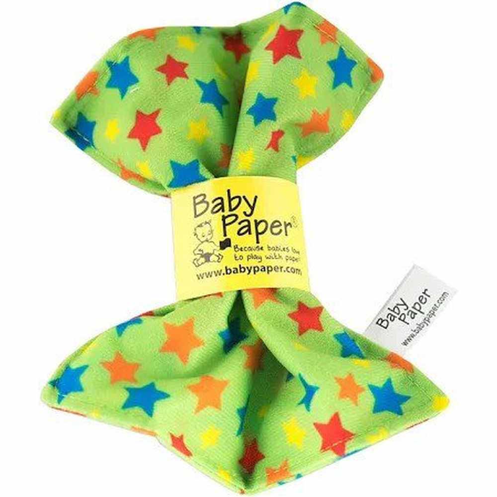 Baby Paper Green Stars