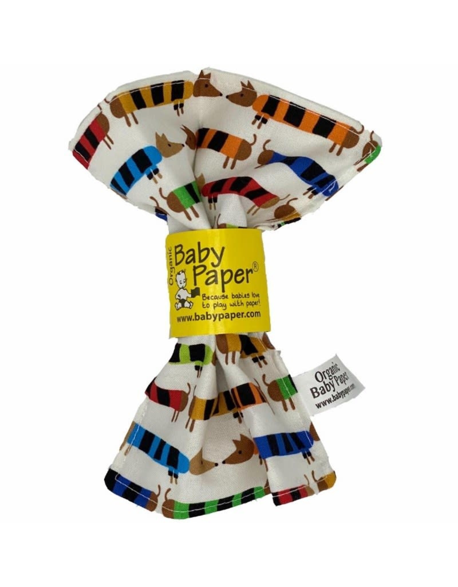 Baby Paper Infant Toys Baby Paper Organic Dachshund