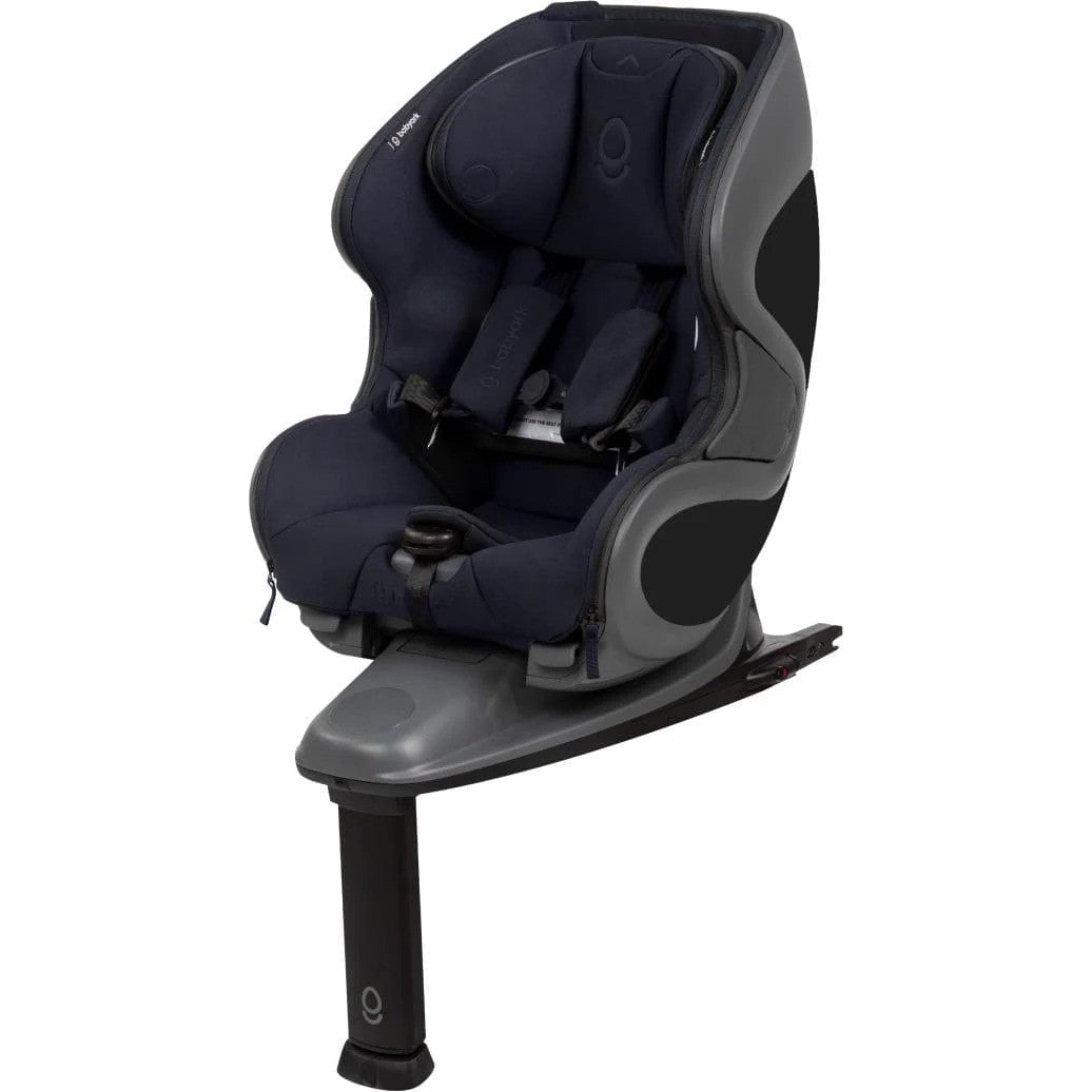Babyark Convertible Car Seat + Base - Classic Charcoal Crey/Midnight Blue