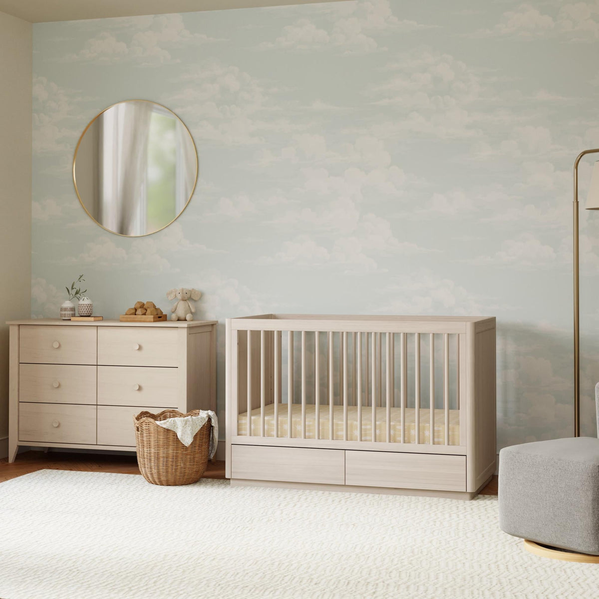 BabylettoBabyletto Bento 3-in-1 Convertible Storage Crib with Toddler Bed Conversion KitBabysupermarket