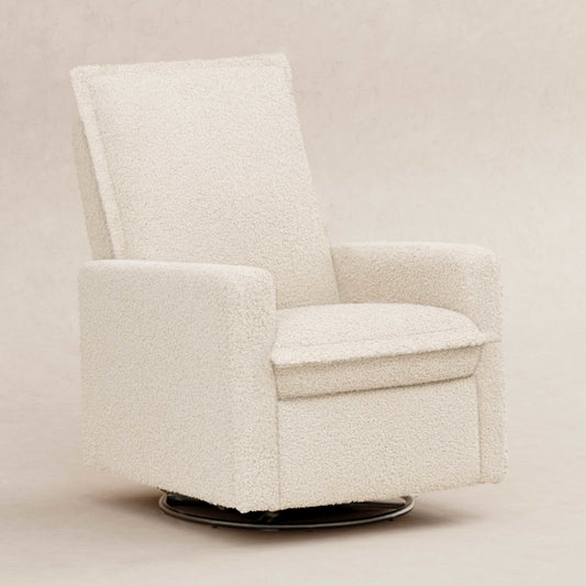 Babyletto Gliders & Rockers Almond Teddy Loop Babyletto Cali Flange Recliner and Swivel Glider