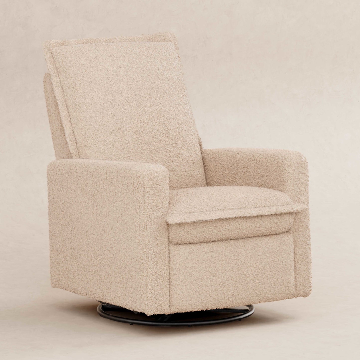 Babyletto Gliders & Rockers Chai Shearling Babyletto Cali Flange Recliner and Swivel Glider