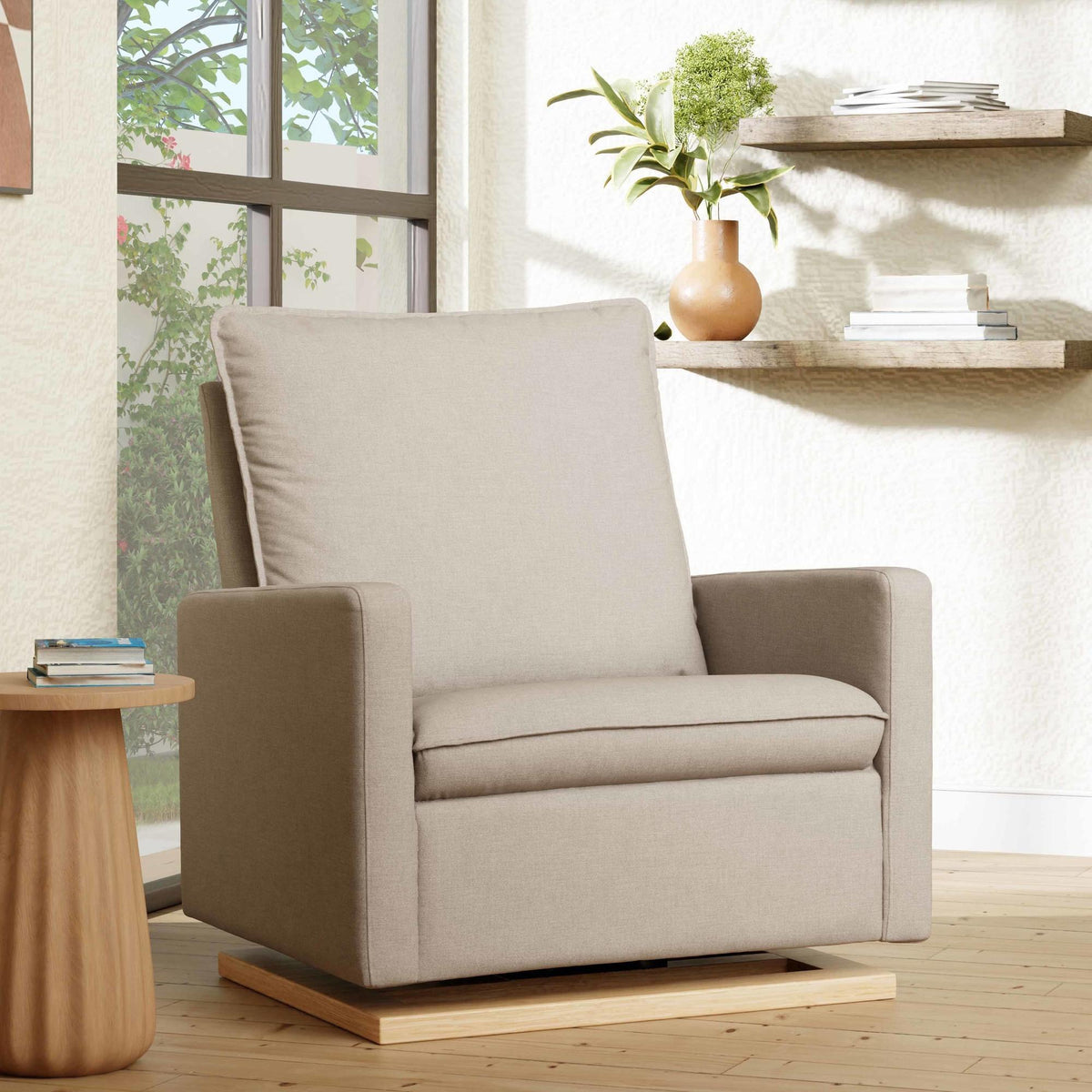 BabylettoBabyletto Cali Pillowback Chair and a Half Glider in Eco-Performance Fabric | Water Repellent & Stain ResistantBabysupermarket
