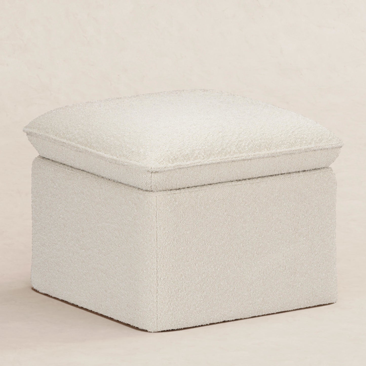 Babyletto Ottomans Ivory Boucle Babyletto Cali Storage Ottoman in Boucle