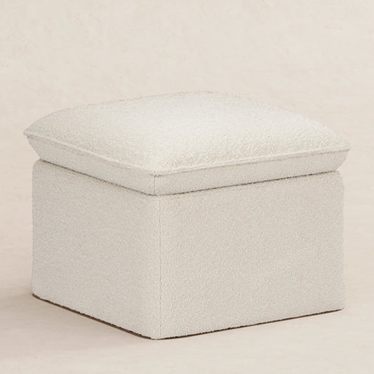 Babyletto Ottomans Ivory Boucle Babyletto Cali Storage Ottoman in Boucle