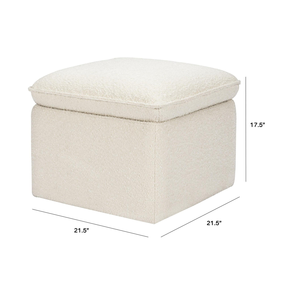 BabylettoBabyletto Cali Storage Ottoman in BoucleBabysupermarket