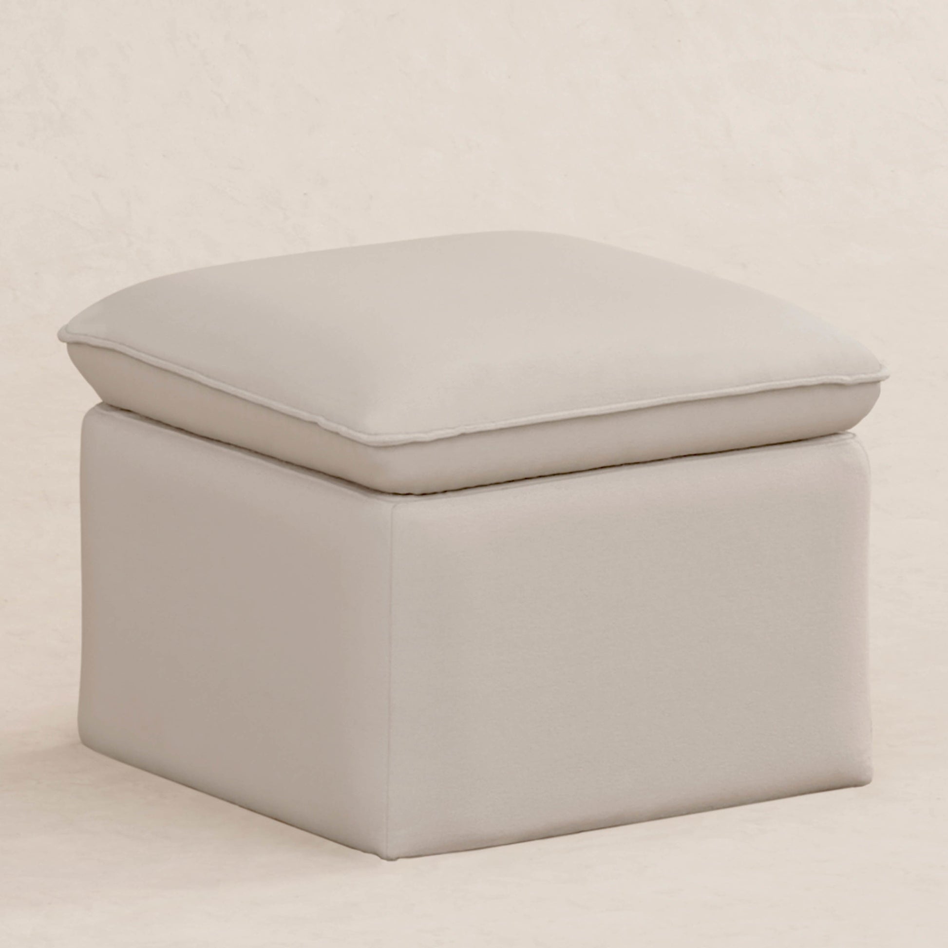 Babyletto Cali Storage Ottoman in Eco-Performance Fabric | Water Repellent & Stain Resistant