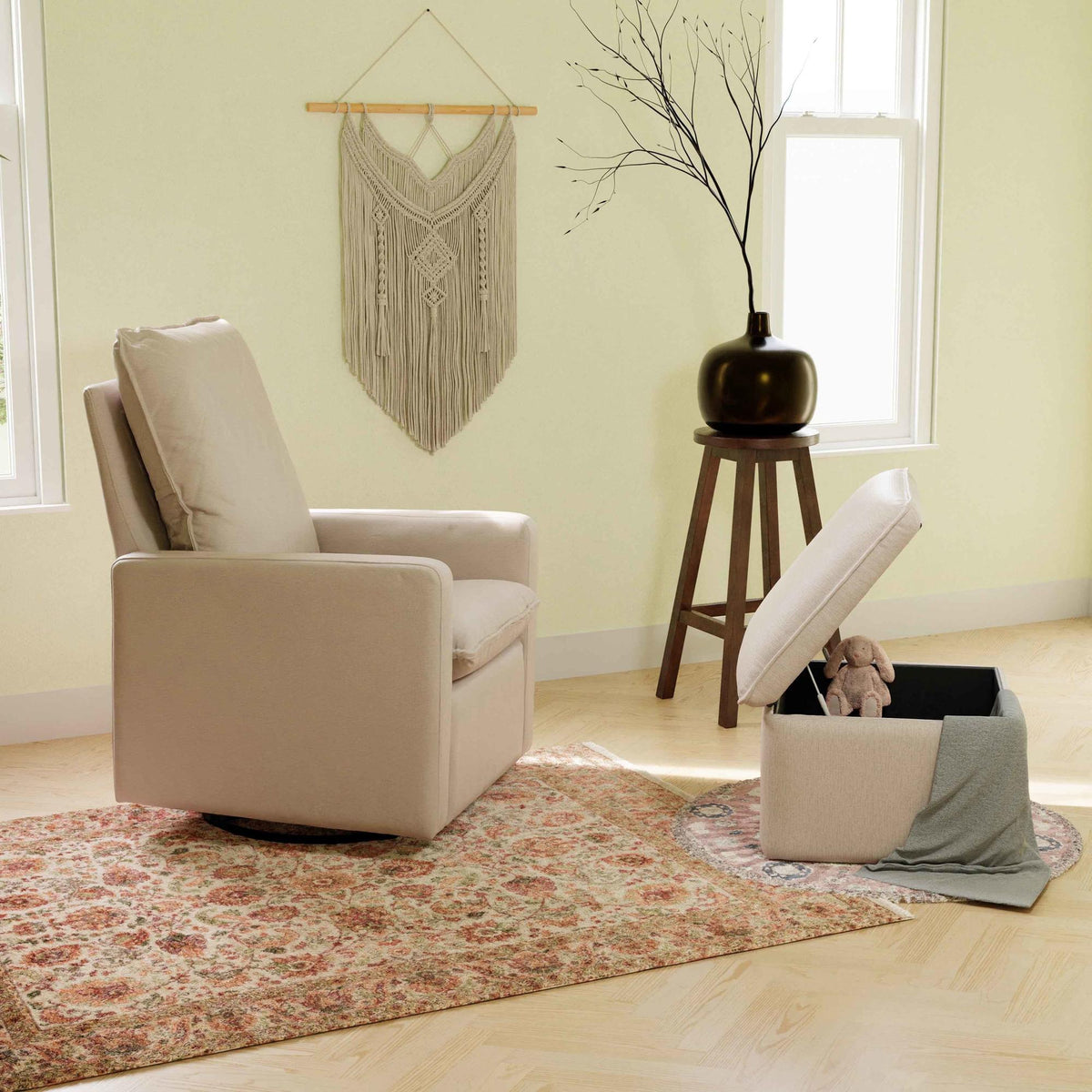 BabylettoBabyletto Cali Storage Ottoman in Eco-Performance Fabric | Water Repellent & Stain ResistantBabysupermarket