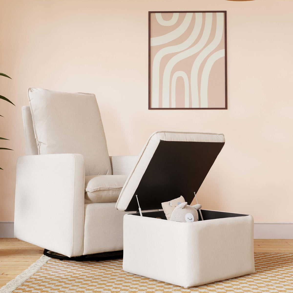 BabylettoBabyletto Cali Storage Ottoman in Eco-Performance Fabric | Water Repellent & Stain ResistantBabysupermarket