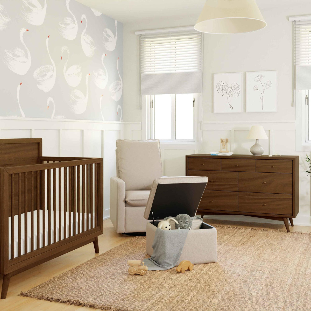 BabylettoBabyletto Cali Storage Ottoman in Eco-Performance Fabric | Water Repellent & Stain ResistantBabysupermarket