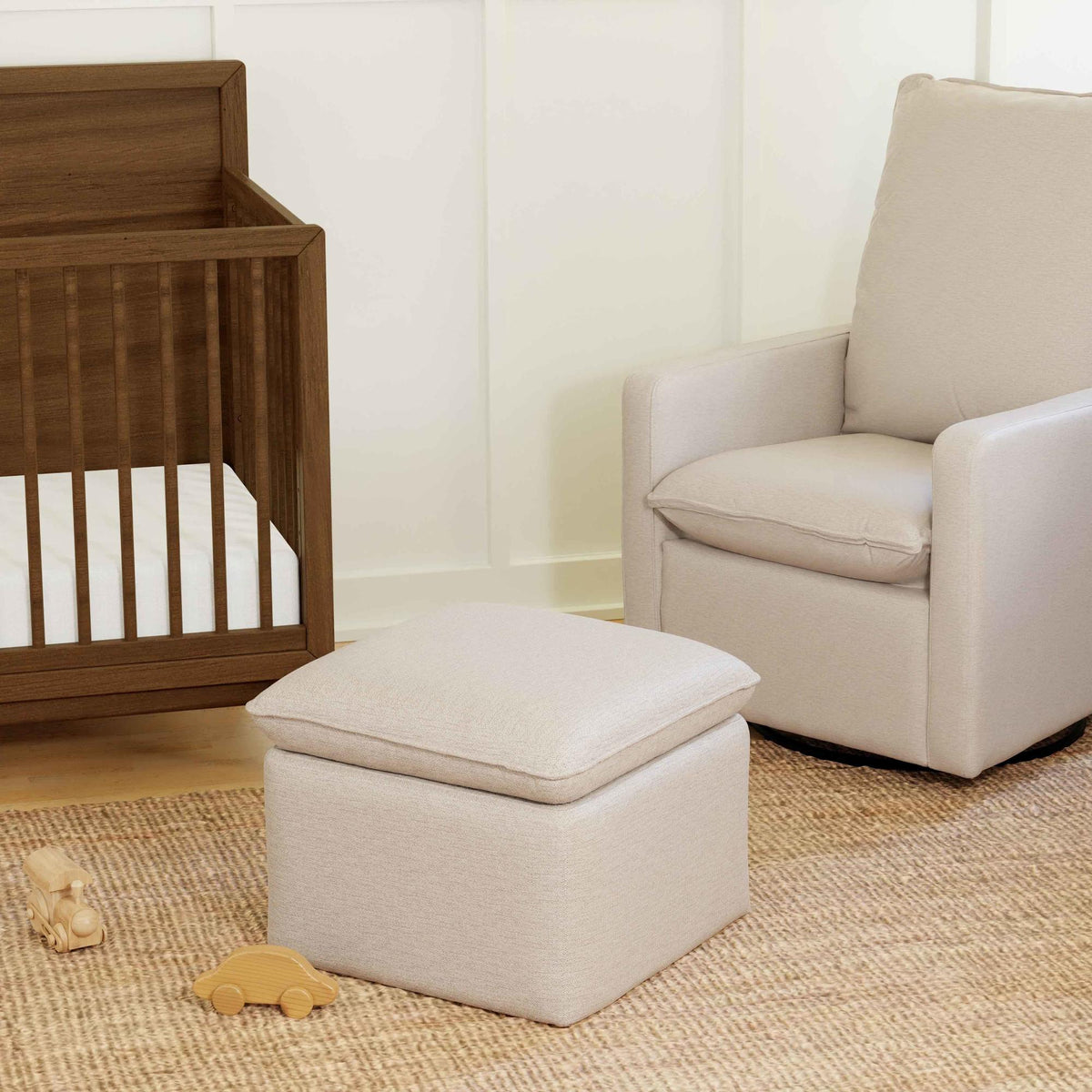 BabylettoBabyletto Cali Storage Ottoman in Eco-Performance Fabric | Water Repellent & Stain ResistantBabysupermarket