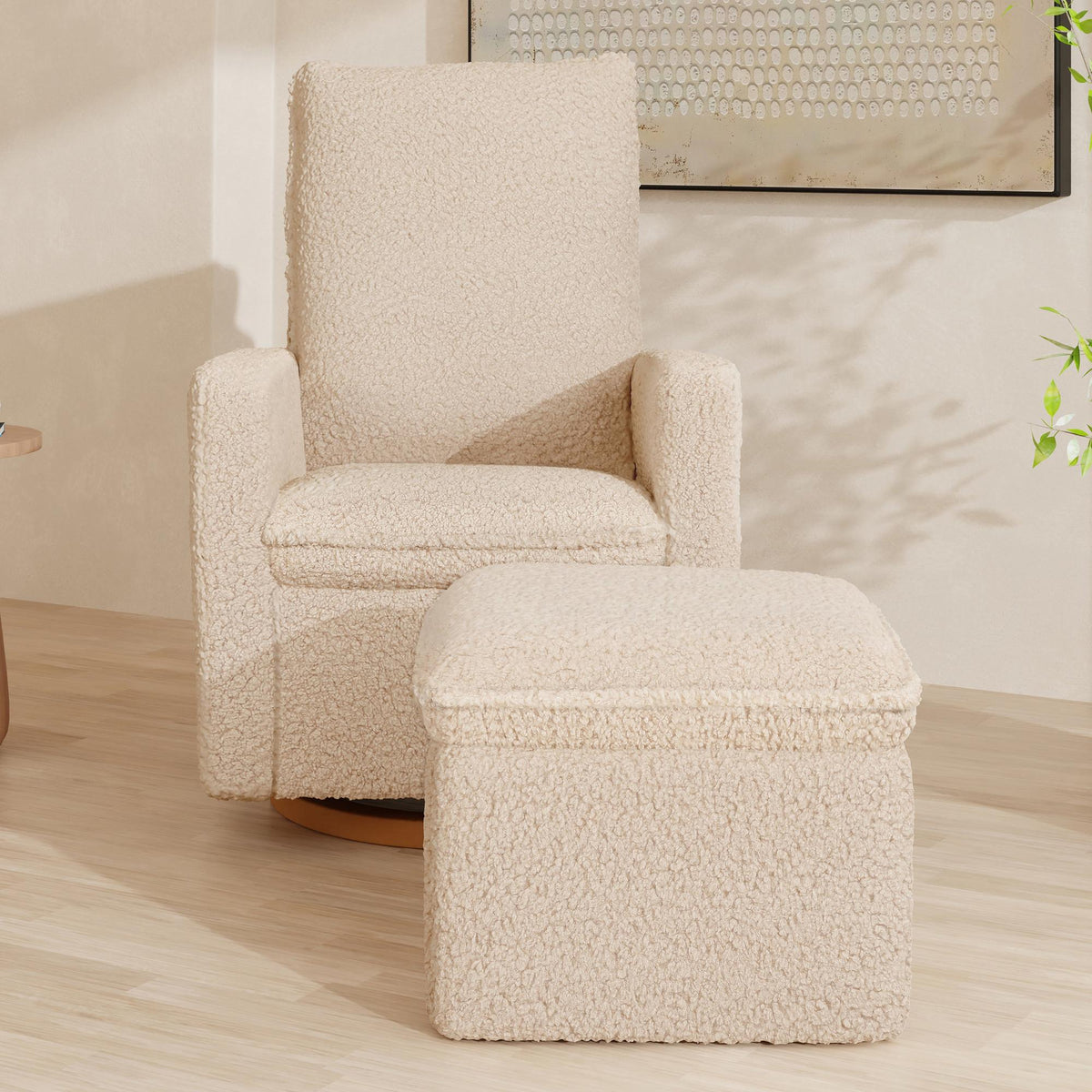 BabylettoBabyletto Cali Storage Ottoman in ShearlingBabysupermarket