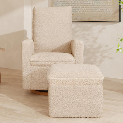 BabylettoBabyletto Cali Storage Ottoman in ShearlingBabysupermarket