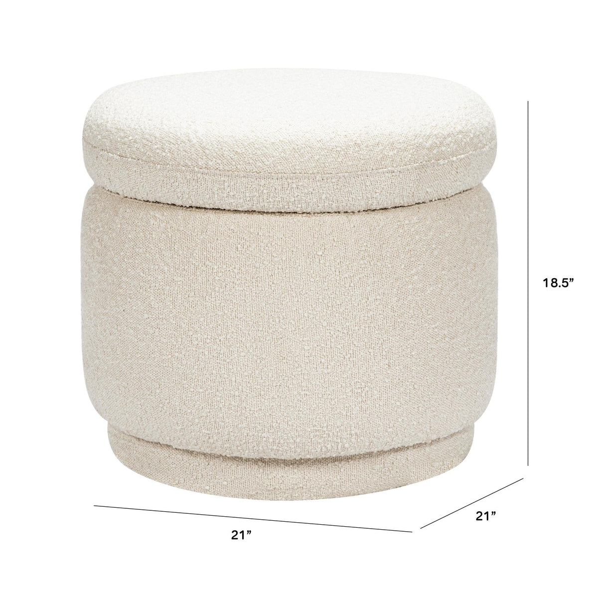 BabylettoBabyletto Enoki Storage Ottoman in BoucleBabysupermarket