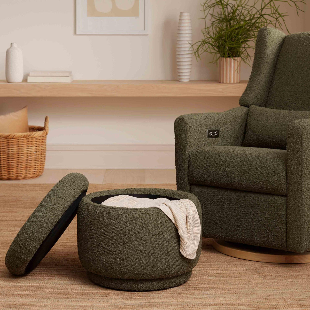 BabylettoBabyletto Enoki Storage Ottoman in BoucleBabysupermarket