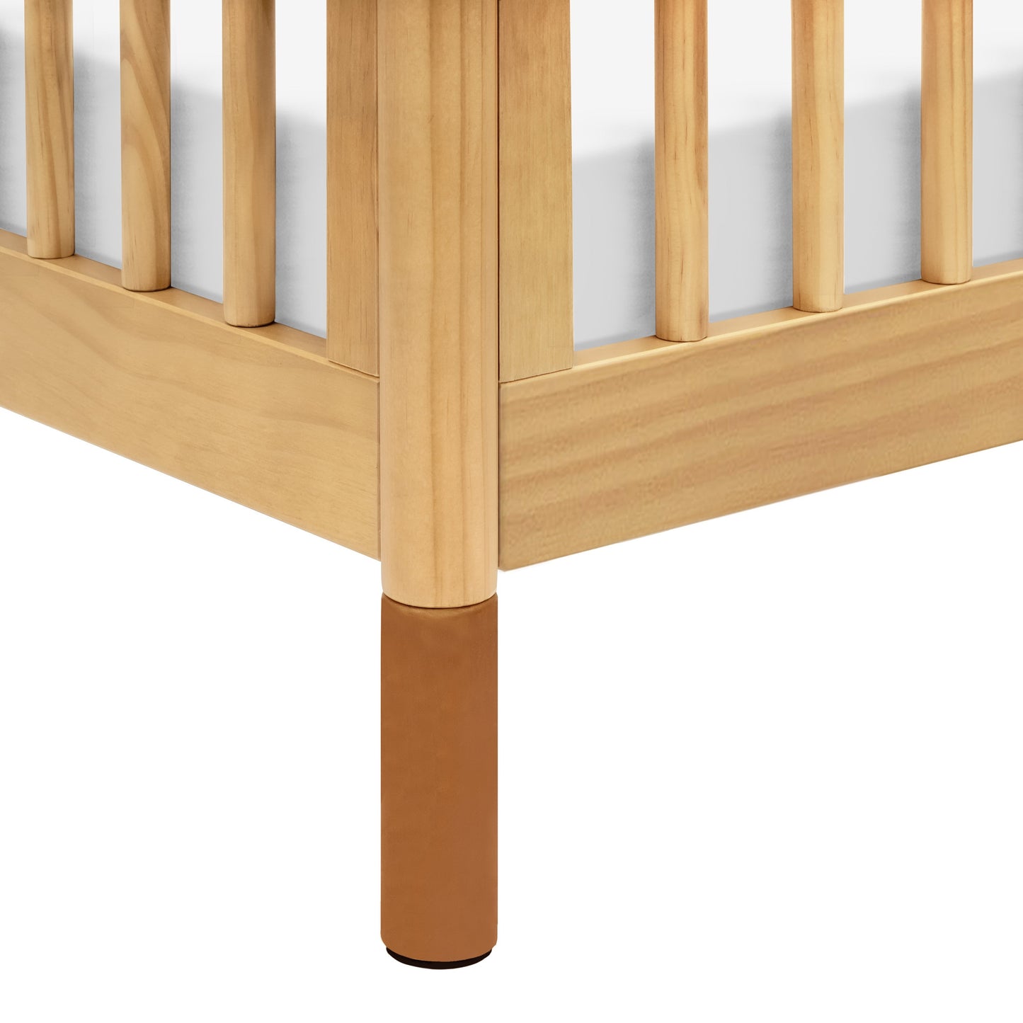 Babyletto Cribs Natural Walnut & Gold Feet Babyletto Gelato 4-in-1 Convertible Mini Crib