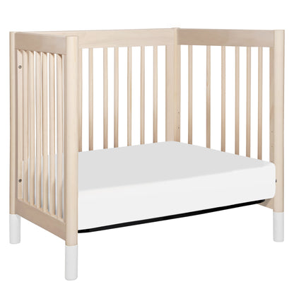 Babyletto Cribs Natural Walnut & Gold Feet Babyletto Gelato 4-in-1 Convertible Mini Crib