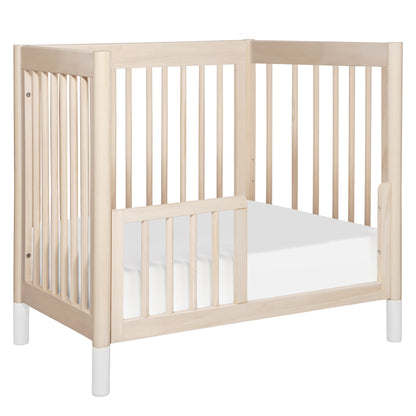 Babyletto Cribs Natural Walnut & Gold Feet Babyletto Gelato 4-in-1 Convertible Mini Crib