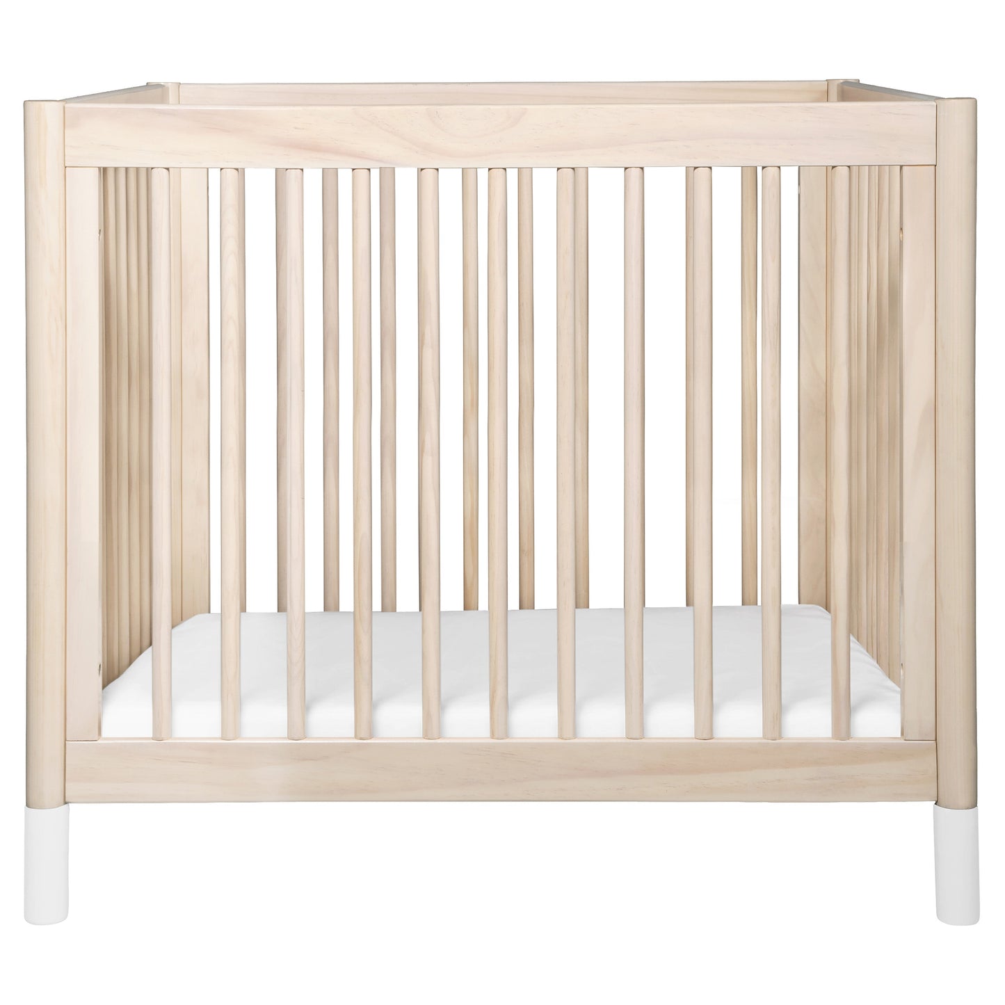 Babyletto Cribs Natural Walnut & Gold Feet Babyletto Gelato 4-in-1 Convertible Mini Crib