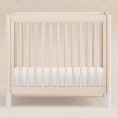 Babyletto Cribs Natural Walnut & Gold Feet Babyletto Gelato 4-in-1 Convertible Mini Crib