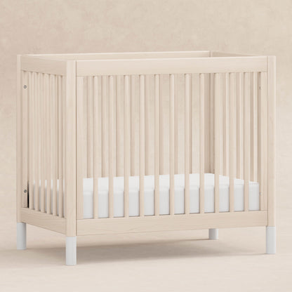 Babyletto Cribs Natural Walnut & Gold Feet Babyletto Gelato 4-in-1 Convertible Mini Crib