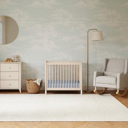 Babyletto Cribs Natural Walnut & Gold Feet Babyletto Gelato 4-in-1 Convertible Mini Crib