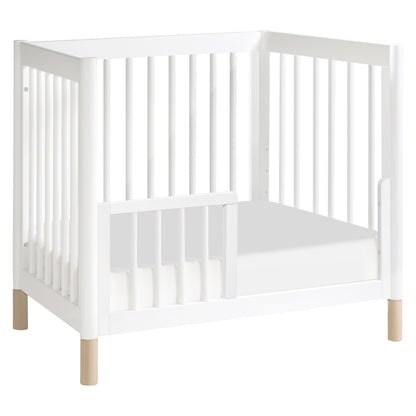 Babyletto Cribs Natural Walnut & Gold Feet Babyletto Gelato 4-in-1 Convertible Mini Crib