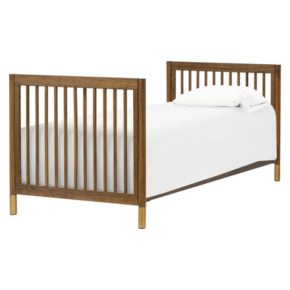 Babyletto Cribs Natural Walnut & Gold Feet Babyletto Gelato 4-in-1 Convertible Mini Crib