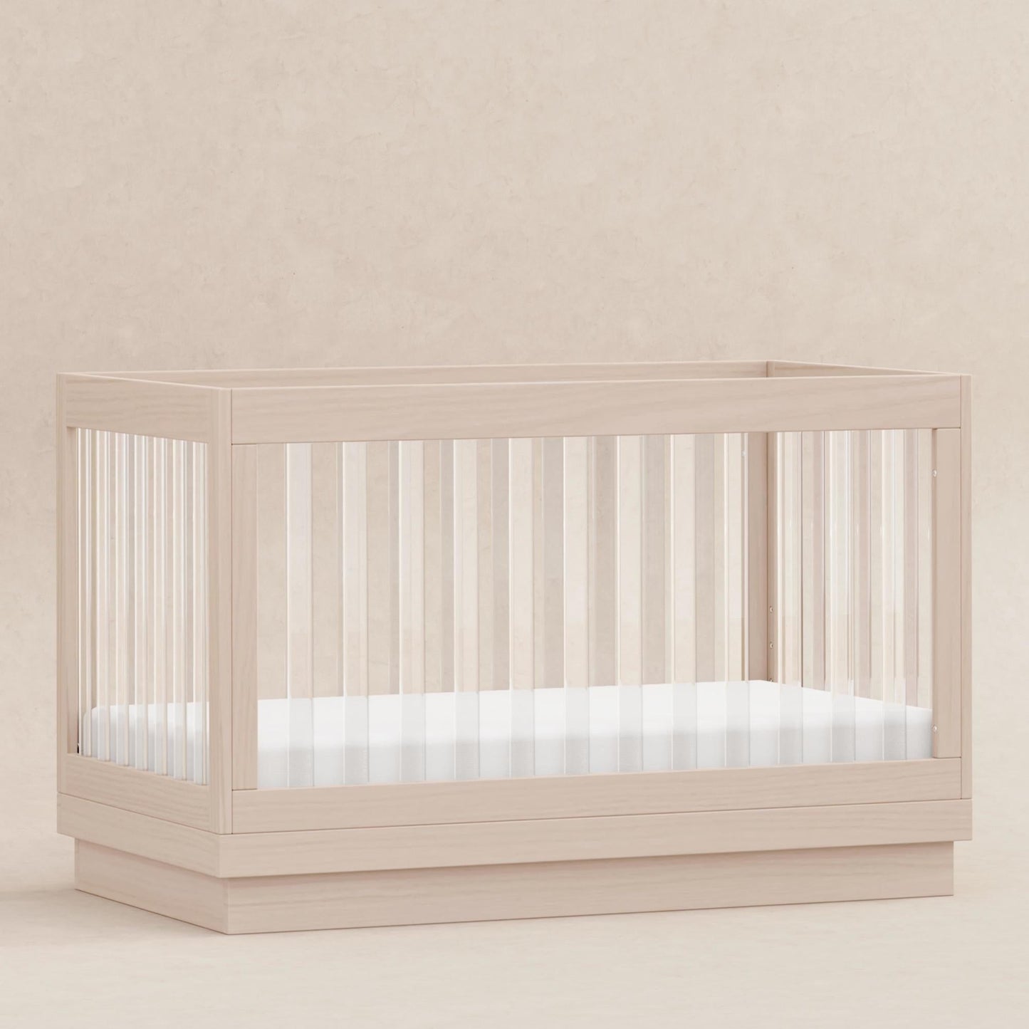 BabylettoBabyletto Harlow Acrylic 3-in-1 Convertible Crib with Toddler Bed Conversion KitBabysupermarket