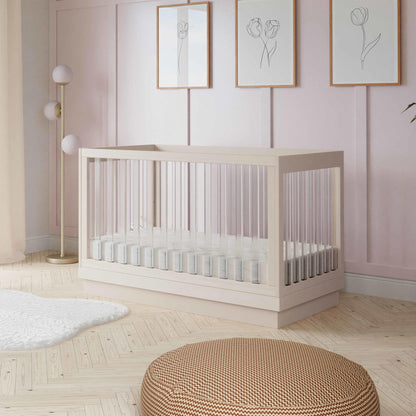 BabylettoBabyletto Harlow Acrylic 3-in-1 Convertible Crib with Toddler Bed Conversion KitBabysupermarket
