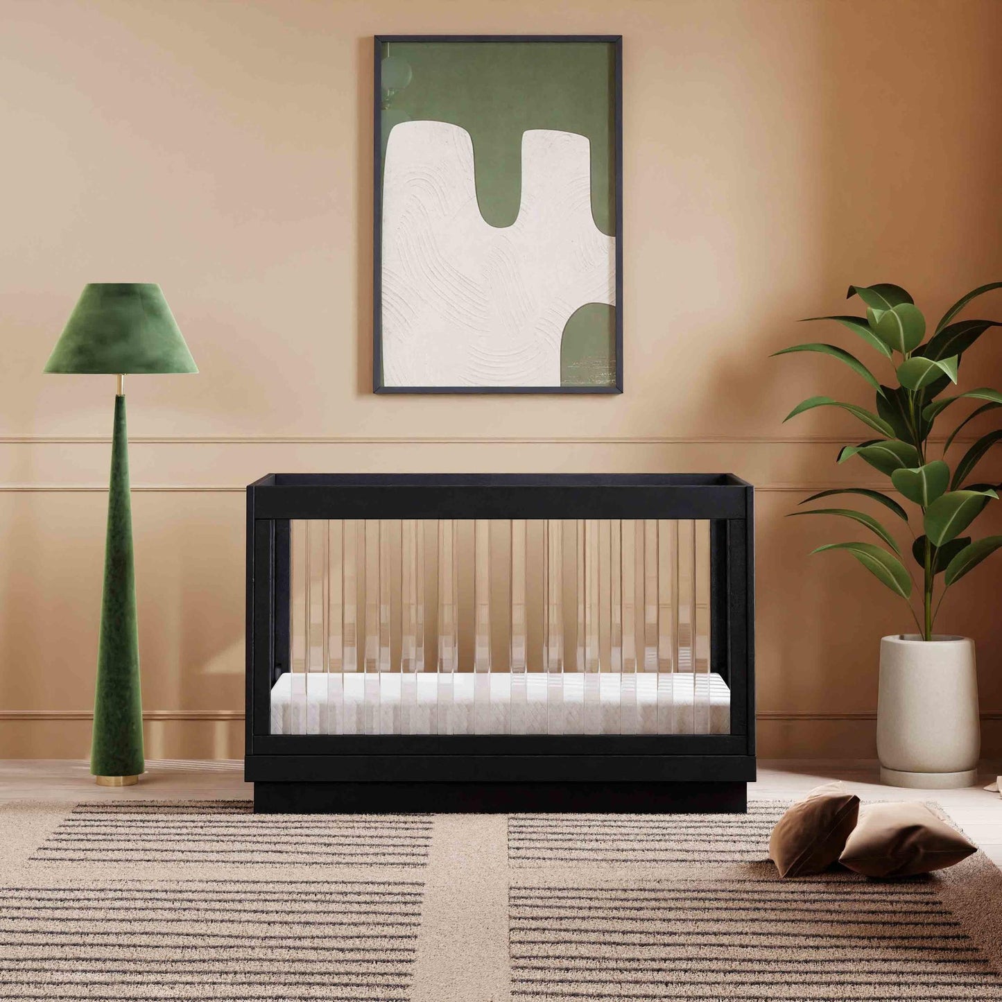 BabylettoBabyletto Harlow Acrylic 3-in-1 Convertible Crib with Toddler Bed Conversion KitBabysupermarket