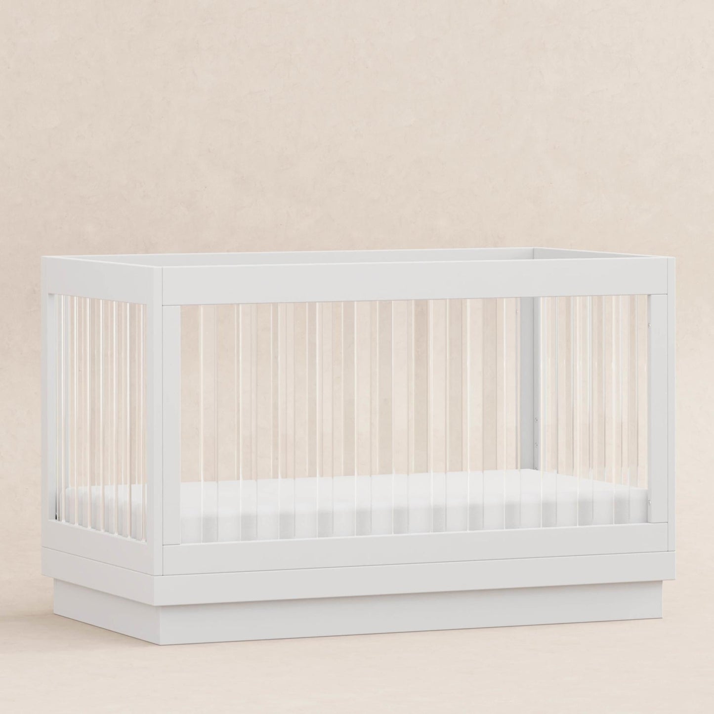 BabylettoBabyletto Harlow Acrylic 3-in-1 Convertible Crib with Toddler Bed Conversion KitBabysupermarket
