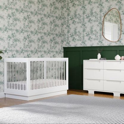BabylettoBabyletto Harlow Acrylic 3-in-1 Convertible Crib with Toddler Bed Conversion KitBabysupermarket