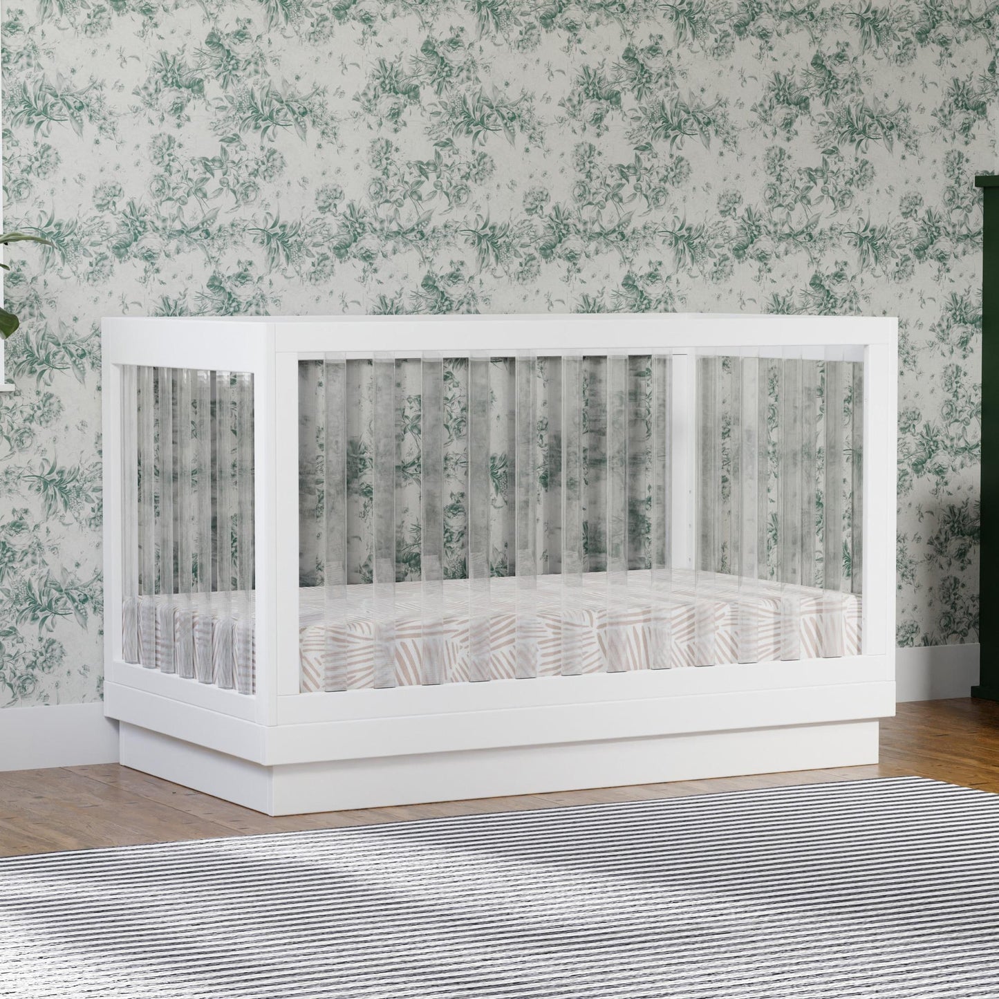 BabylettoBabyletto Harlow Acrylic 3-in-1 Convertible Crib with Toddler Bed Conversion KitBabysupermarket
