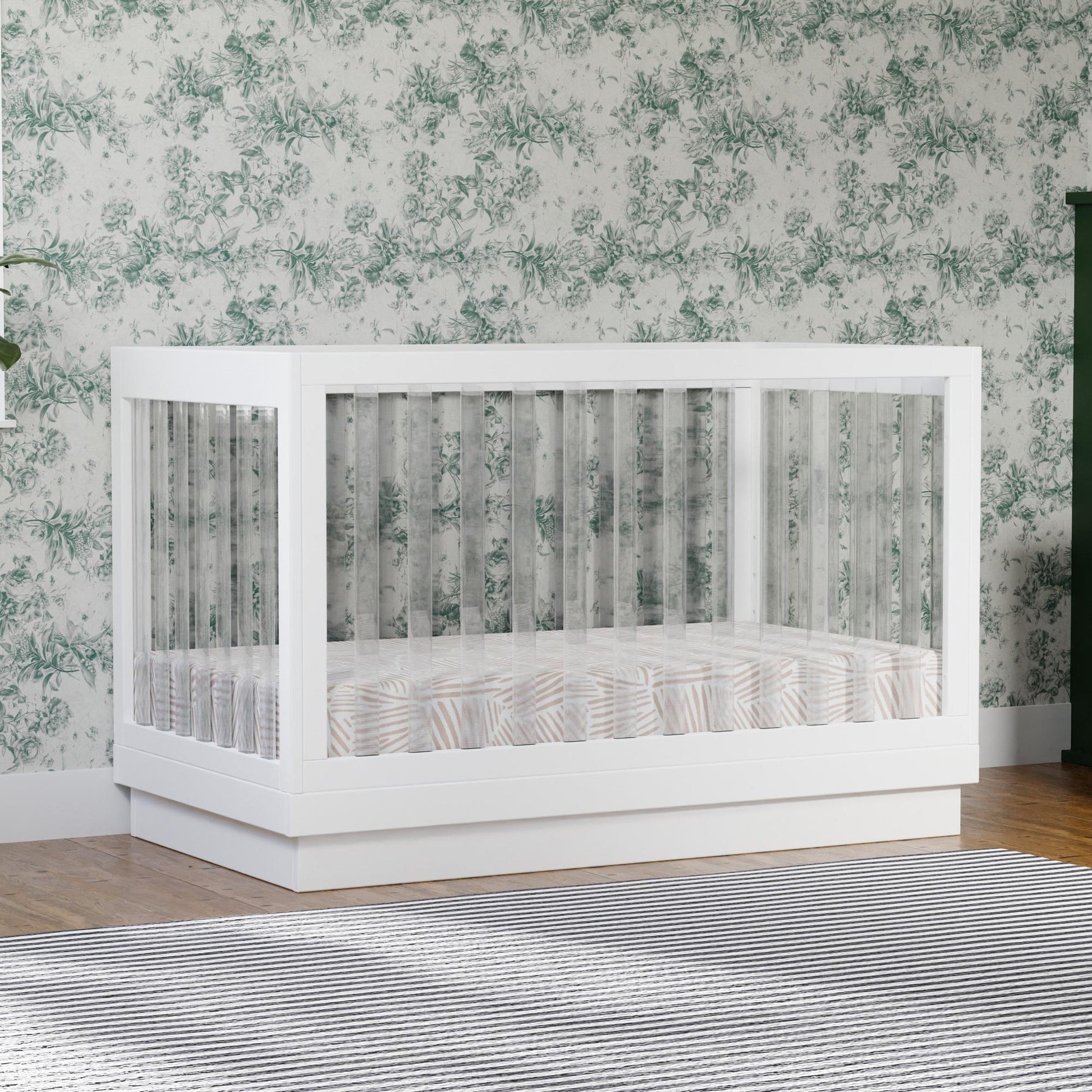 BabylettoBabyletto Harlow Acrylic 3-in-1 Convertible Crib with Toddler Bed Conversion KitBabysupermarket