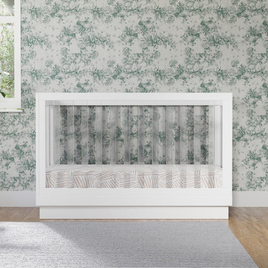 BabylettoBabyletto Harlow Acrylic 3-in-1 Convertible Crib with Toddler Bed Conversion KitBabysupermarket
