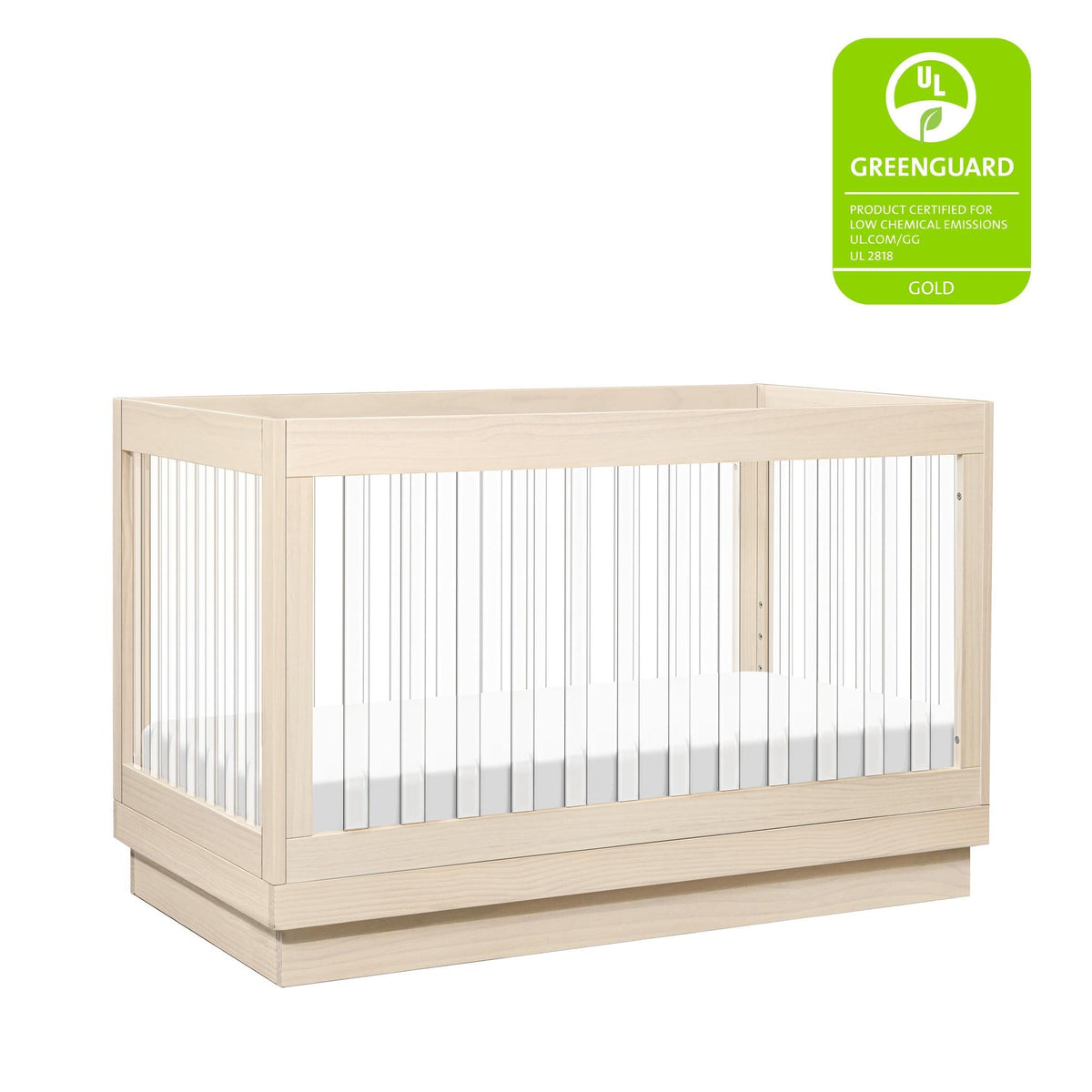 BabylettoBabyletto Harlow Acrylic 3-in-1 Convertible Crib with Toddler Bed Conversion KitBabysupermarket