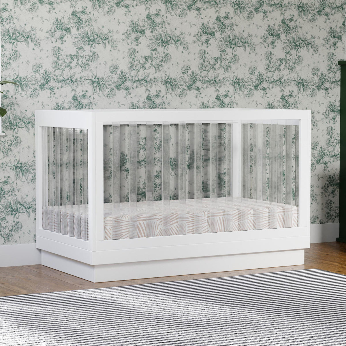 BabylettoBabyletto Harlow Acrylic 3-in-1 Convertible Crib with Toddler Bed Conversion KitBabysupermarket