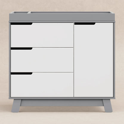 Babyletto Dressers Grey / White Babyletto Hudson 3-Drawer Changer Dresser with Removable Changing Tray
