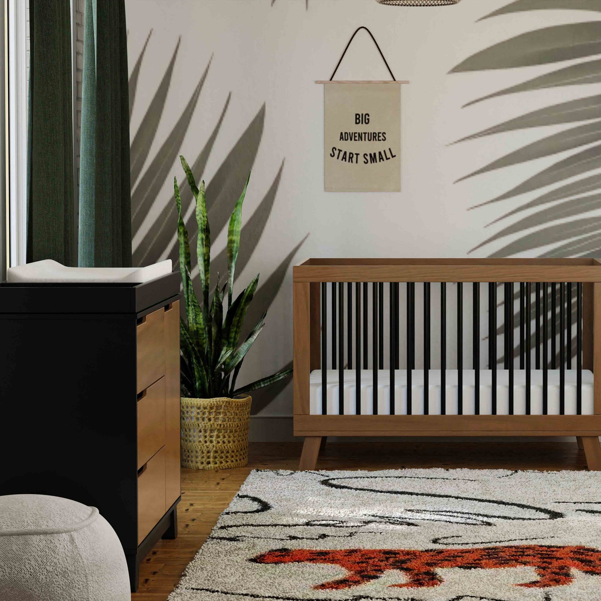 Babyletto Dressers Grey / White Babyletto Hudson 3-Drawer Changer Dresser with Removable Changing Tray