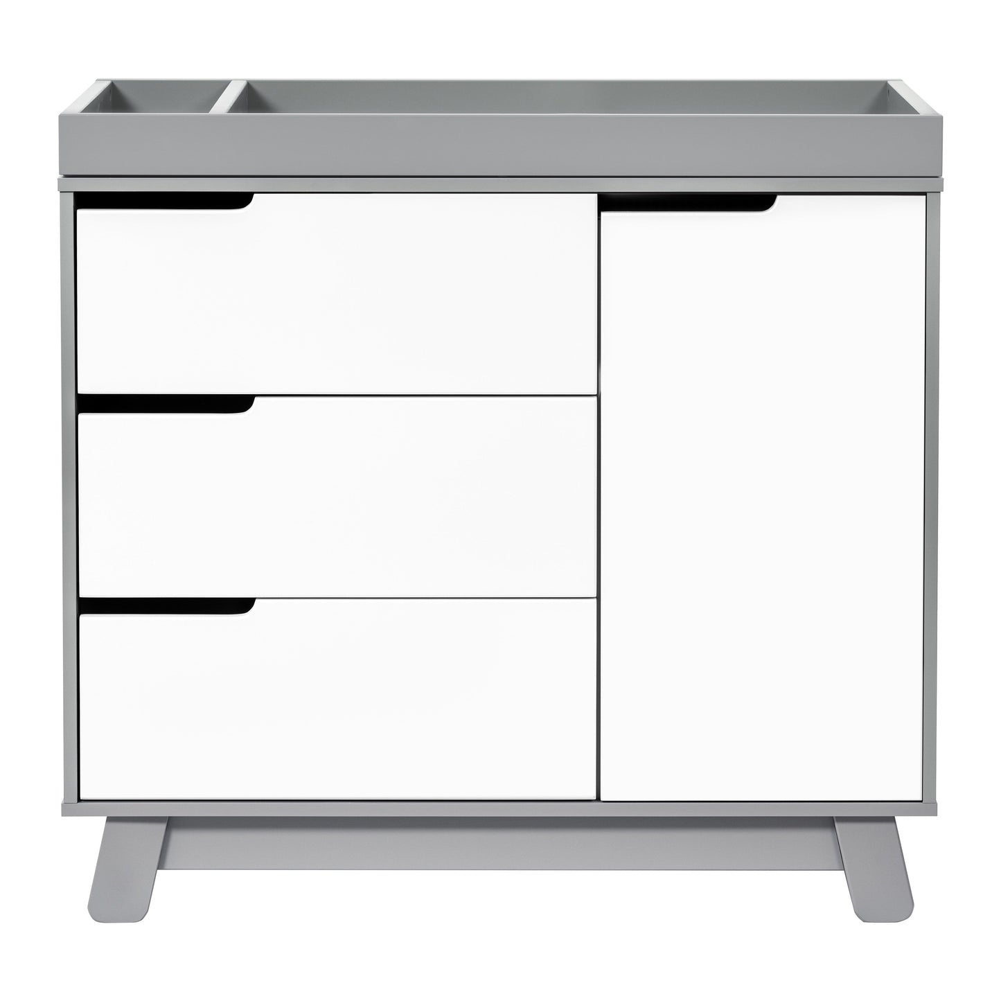 Babyletto Dressers Grey / White Babyletto Hudson 3-Drawer Changer Dresser with Removable Changing Tray