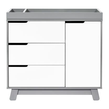 Babyletto Dressers Grey / White Babyletto Hudson 3-Drawer Changer Dresser with Removable Changing Tray